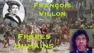 François Villon «Frères Humains» ballade dite par OÁC - de.en.fr.it.ru subs