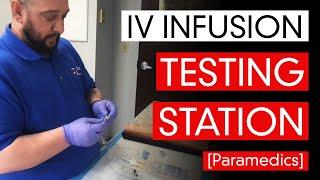 IV Infusion Testing Station Paramedics