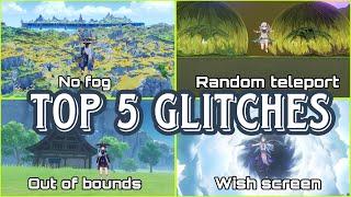 Top 5 Glitches in genshin impact  most fun glitches to do in genshin impact