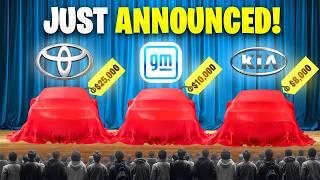 Toyota Kia & GM All Announced NEW 2025 Models & SHOCKED The Entire Car Industry