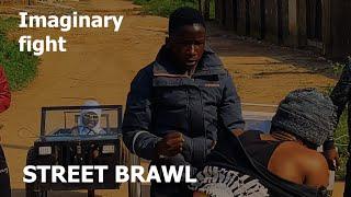 The imaginary fight - Hilarious Street Brawl Showdown Action Comedy Skit you Cant Miss