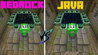 Minecraft Java VS Bedrock - PASARSE MINECRAFT - Donde es más dificil?