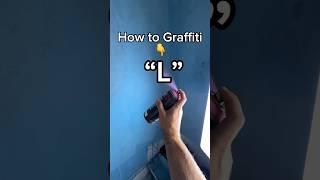 How to easy graffiti letter “L”  #graffiti