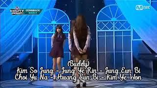 SUB INDO Rough - GFRIEND - Live M Countdown - Mnet