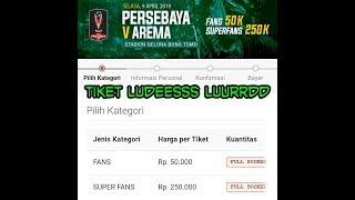 Tiket sold out tercepat 15 menit ludes 50rb tiket