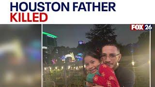 Houston father shot killed confronting vandals pregnant wife tried saving him