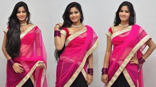 Pooja Suhasini Latest Hot Saree Images Collections 2024  Actresses hot vertical close up video