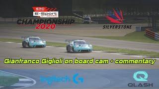 SRO AM Series 2020 Gara Silverstone Onboard QLASH Giglioli Commentary Ita