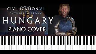 Civilization 6 - Hungary Theme - Hej Dunáról fúj a szél Cinege Cinege - Piano Cover