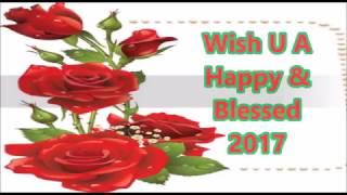 Happy New Year 2017 wishesGreetings whatsappvideomessagesmsquotesimagesE card 17