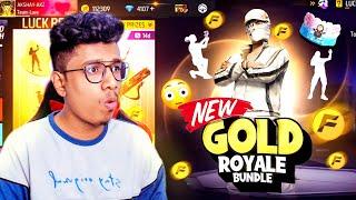 New Gold Royale Bundle കണ്ടോ  Spinning Gold Royale - Freefire Malayalam