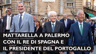 Cotec la visita di Mattarella Re Felipe VI di Spagna e il Presidente del Portogallo De Sousa