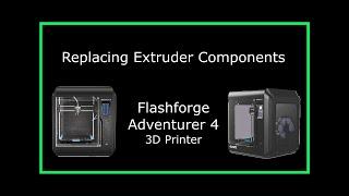 Flashforge Adventurer 4 Extruder Mount Replacement