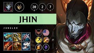 Jhin Jungle vs Nasus Quadra Kill Legendary - NA Grandmaster Patch 14.17