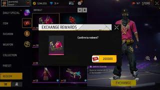 FF TOKEN ️ 200.000  EXCHANGE  HIP HOP BUNDLE  FREE FIRE