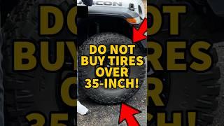 3 reasons why 35-inch tires are perfect for your overland rig.️