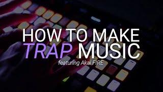 How To Make Trap Music - FL Studio Akai Fire Beat Making