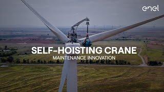 A Self-Hoisting Crane Improves Wind Turbine Maintenance