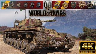 KV-220-2 - El Halluf map - 10 kills - 34k damage Kolobanov World of Tanks replay 4K