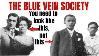 The Blue Vein Society Light Skinned Blacks ONLY-No Dark Skins Allowed  Reconstruction Era Colorism