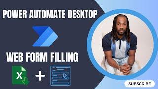 Power Automate Desktop Web Form Filling