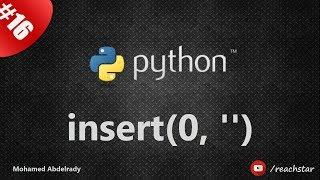 Insert function in Python