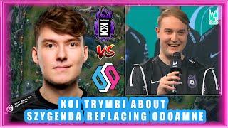 KOI Trymbi About Szygenda Replacing Odoamne