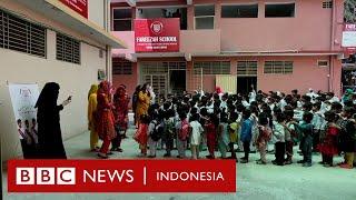 Sekolah gratis untuk ratusan anak kurang mampu dari uang zakat - BBC News Indonesia