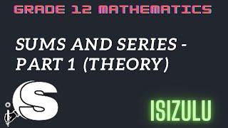 Number PatternSequences in isiZulu grade 12 mathematics