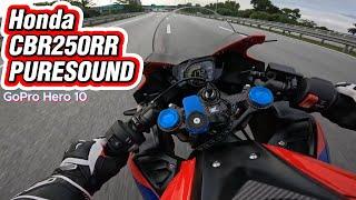 Honda CBR250RR + Project 79 Exhaust Pure Sound  GoPro Hero 10 4K