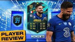 90 MOMENTS GIROUD PLAYER REVIEW #FUT21