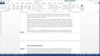 How to Delete Page Numbers Before a Page Break in Microsoft ...  Applying Microsoft Word Knowledge