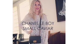 Chanel le boy small caviar