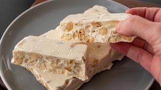 Quick easy nougat for holidays and Christmas  surprise your family