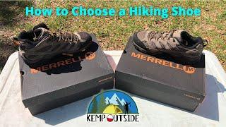 How to Choose a Hiking Shoe  Merrell Moab Low VS Mid