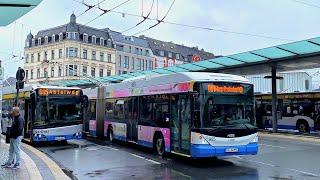 Oberleitungsbusse in Solingen Deutschland   Stadtwerke Solingen  2023