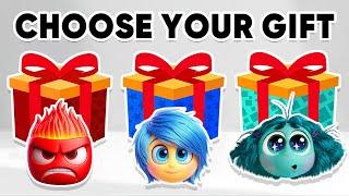 Choose Your Gift... INSIDE OUT 2  How Lucky Are You? Inside Out 2 Movie Quiz  Monkey Quiz