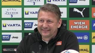 SK Rapid Wien-Trainer Zoran Barišić - die Pressekonferenz nach dem Spiel gegen FC Red Bull Salzburg