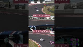 EPIC RADICAL RACE START #shorts #rf2 #racecontrol