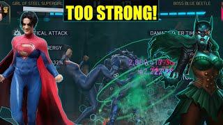 Girl Of Steel Supergirl + Batwoman The Drowned Is Insanely Strong Injustice 2 Mobile