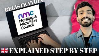 HOW TO DO NEW ONLINE UK NMC REGISTRATION IN 2024  How to do UK NMC registration in English