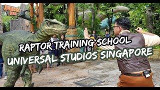 Raptor Training School in Universal Studios Singapore