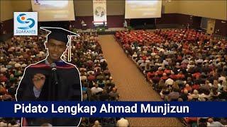 Pidato lengkap Ahmad Munjizun Pemuda Lombok Tengah Peraih Gelar Doktor di Amerika
