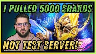  My BIGGEST Summon Session YET  5000 Shard For Skorid Fusion Summon Rush  RAID SHADOW LEGENDS