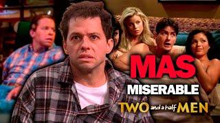 el PERSONAJE MAS PATETICO DE LA TV Alan Harper  Two and half men Dos hombres y Medio