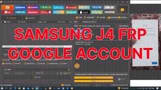 SAMSUNG J4 SM-J400F FRP GOOGLE ACCOUNT bypass with UNLOCKTOOL