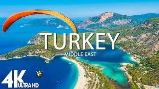 FLYING OVER TURKEY 4K UHD - Relaxing Music Along With Beautiful Nature Videos - 4K Video Ultra HD