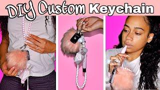 EASY DIY CUSTOM KEYCHAIN AND LANYARD  + Shop For Supplies With Me