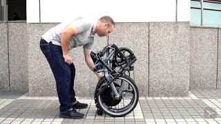 How to fold and roll the Tern BYB ultra-compact folding bike