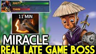 MIRACLE Anti Mage 11 Min Battle Fury Real Late Game Boss Dota 2